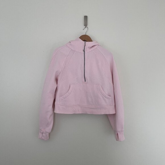 Lululemon Scuba Oversized Half Zip Hoodie Strawberry Milkshake Size M/L - Picture 1 of 6